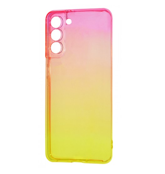 Чехол Gradient Design Samsung Galaxy S21 pink/yellow